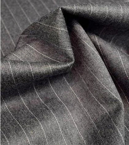 Gray Fine Pinstripe Mens Suit 3 Piece Regular Fit Vinci V2RS-7