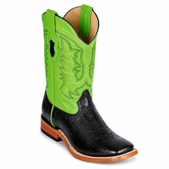 Smooth Ostrich Boots