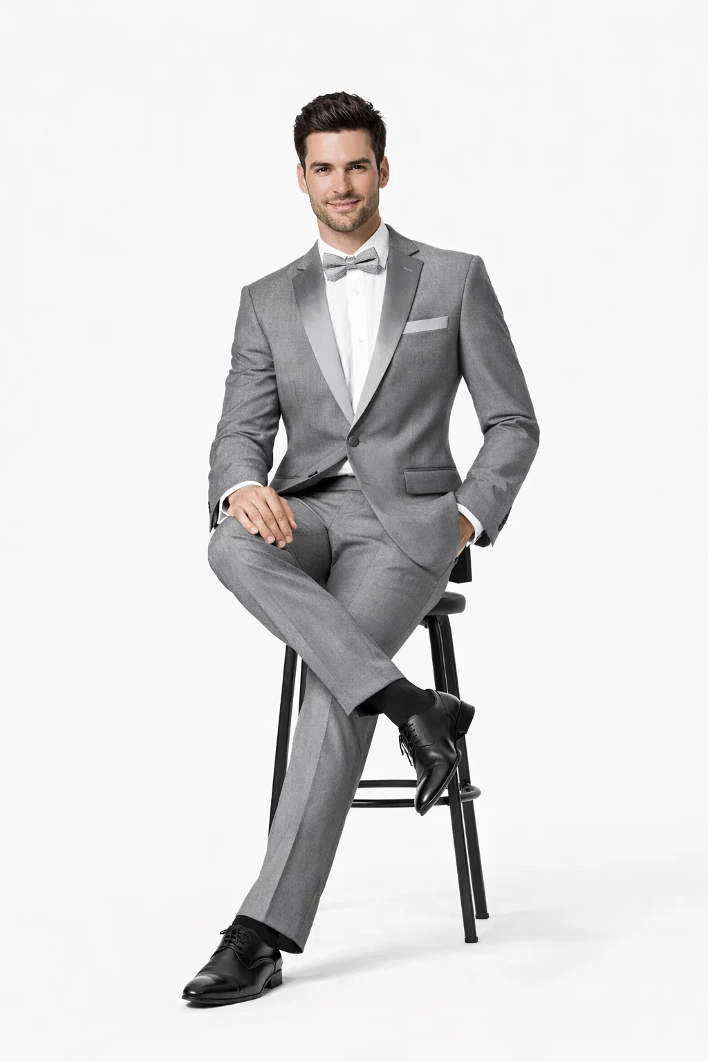 Grey Classic Notch Tuxedo