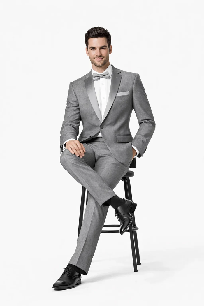 Grey Classic Notch Tuxedo