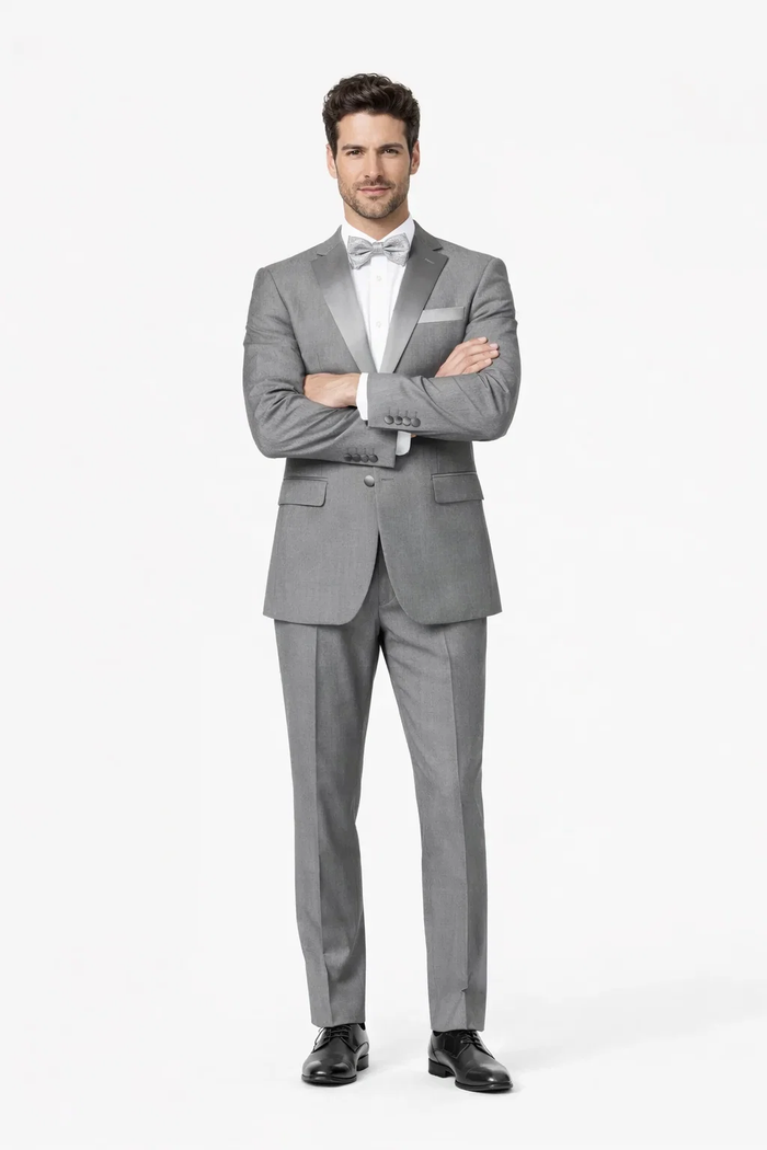 Grey Classic Notch Tuxedo