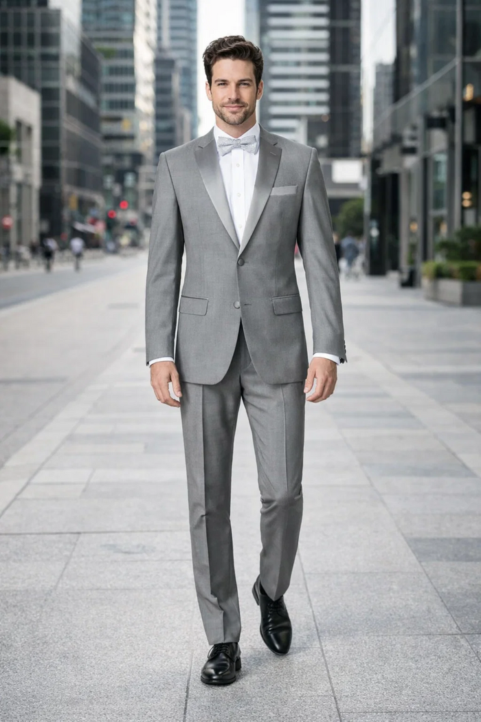Grey Classic Notch Tuxedo