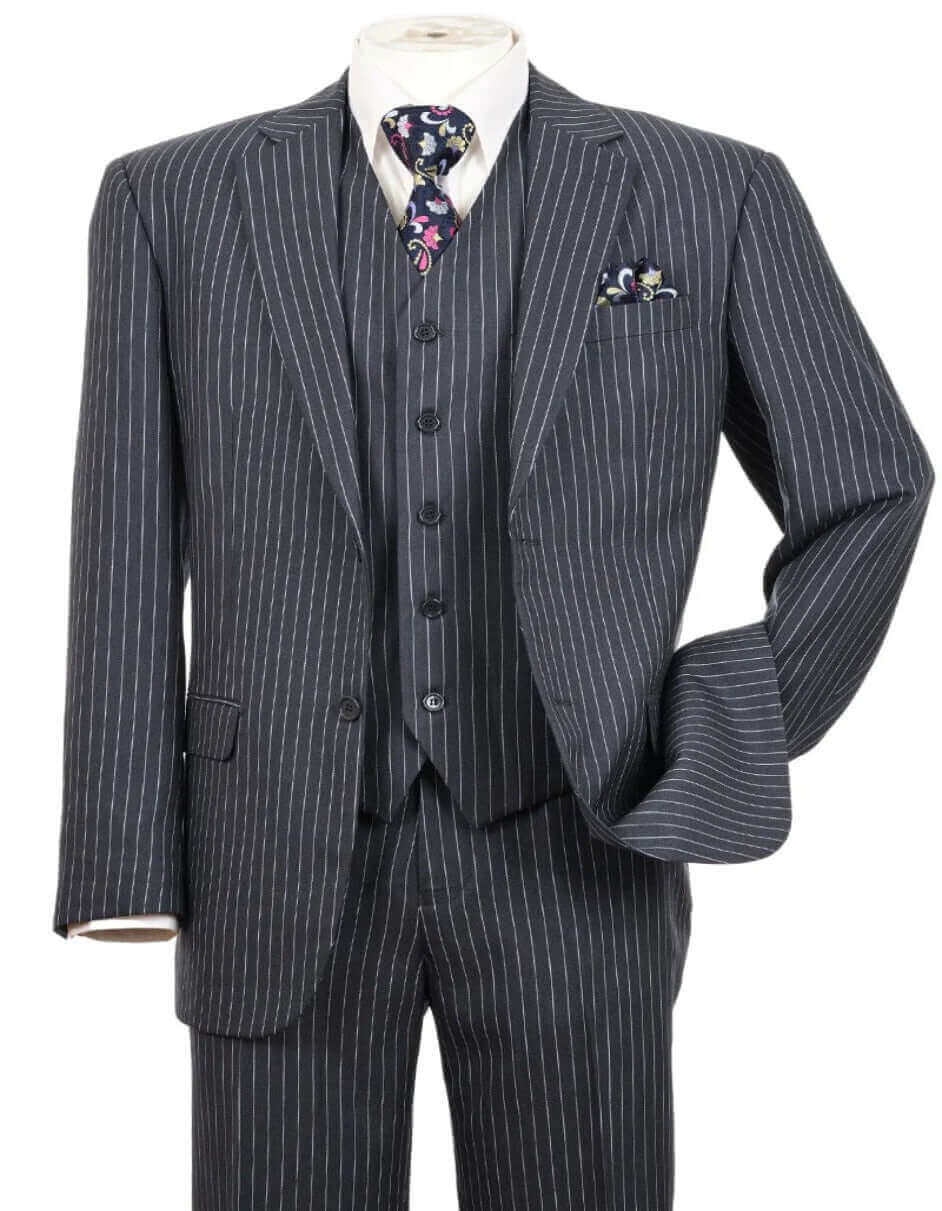 1920s Mens Suit - 1920s Mens Outfit - 1920s costume Bold Pinstripe Wid