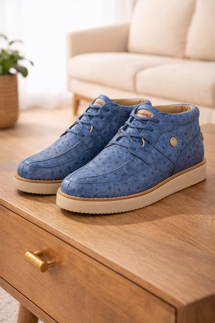 High Top Exotic Skin Authentic Genuine Skin ItalianTennis Dress Sneaker Shoes For Men Los Altos Men'S Genuine Full Caiman ~ World Best Alligator ~ Gator Skin Casual Lace Up Shoes