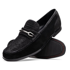 marco-di-milano-black-hugo-sueded-ostrich-leg-bit-loafers