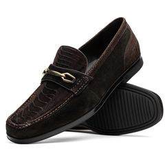 marco-di-milano-brown-hugo-sueded-ostrich-leg-bit-loafers