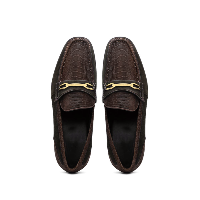 Marco Di Milano Hugo Brown Leather Loafers