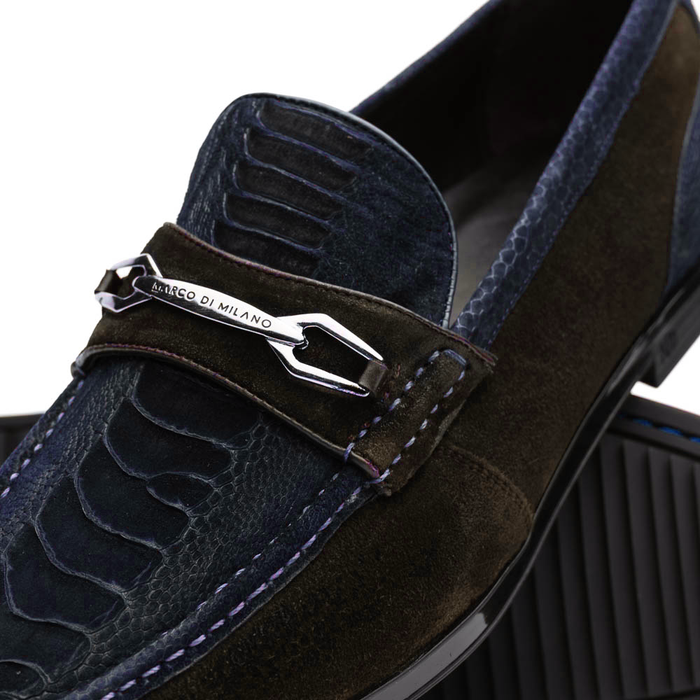 Marco Di Milano Hugo Belt Navy / Brown