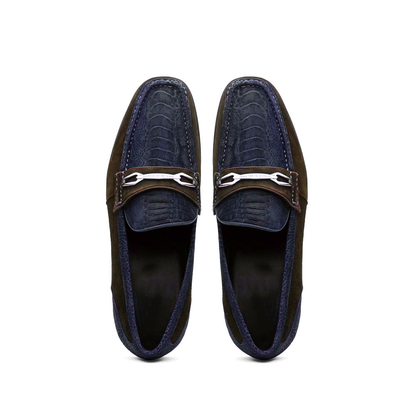 Marco Di Milano Hugo Belt Navy / Brown