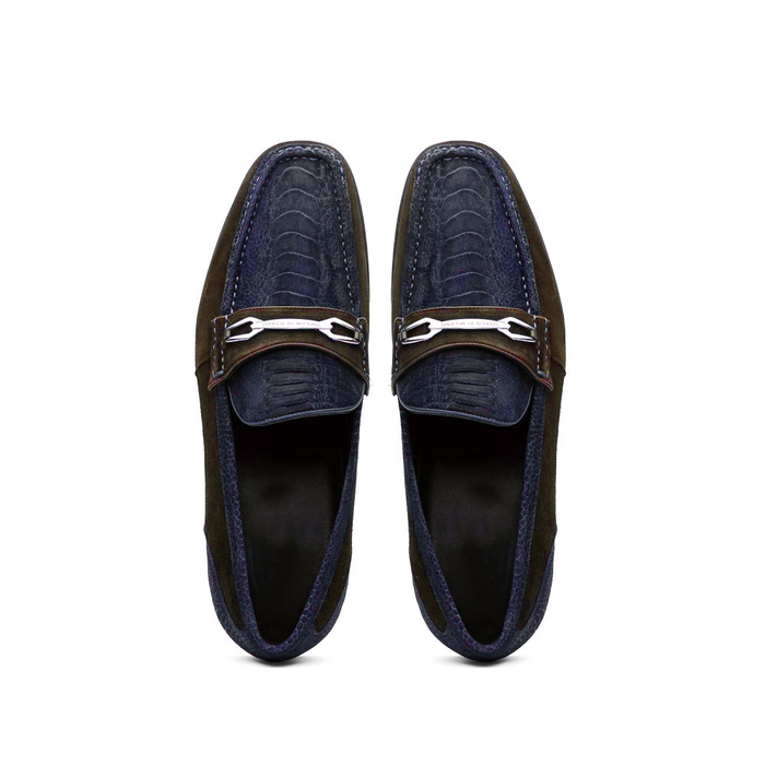 Marco Di Milano Hugo Belt Navy / Brown