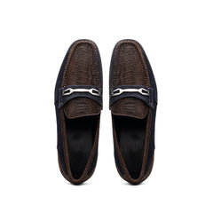 marco-di-milano-brown-navy-hugo-sueded-ostrich-leg-bit-loafers
