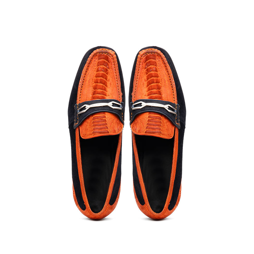 Marco Di Milano Hugo Belt Orange / Navy