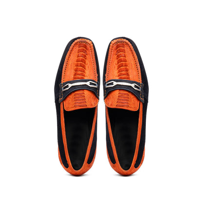 Marco Di Milano Hugo Belt Orange / Navy