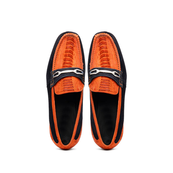 Marco Di Milano Hugo Belt Orange / Navy