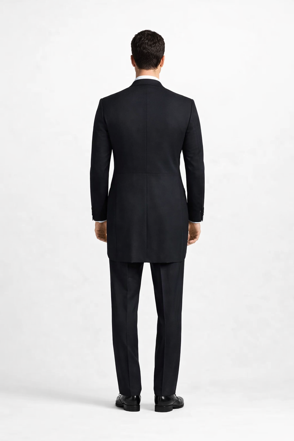 Mens Designer Bentley Formal Tail Coat Tuxedo in Black