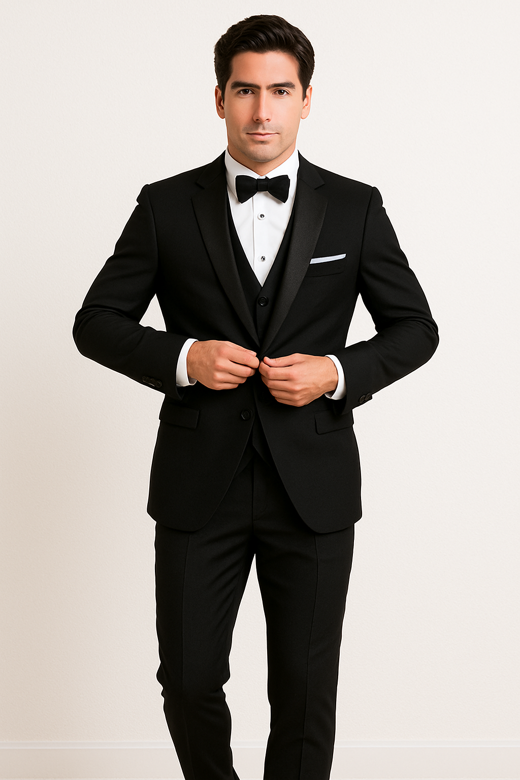 Mens Designer Wainscott Wedding Tuxedo Cobalt Blue