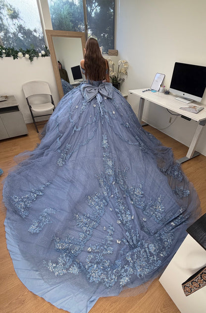 Prom Dress Sweetheart Off The Shoulder Ball Gown By Layla K LK273
