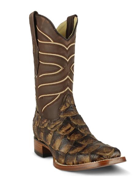 Botas De Pescado Mens Los Altos Pirarucu Boot Matte Brown