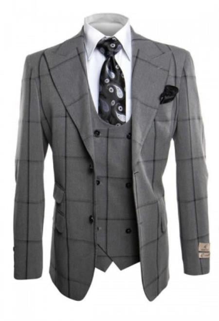 Rossi Man Men's Dress Suit Classic Rossiman Formalwear for Timeless Style