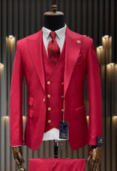 rossiman-mens-red-suit-stylish-1-button-peak-lapel-jacket-double-breasted-vest