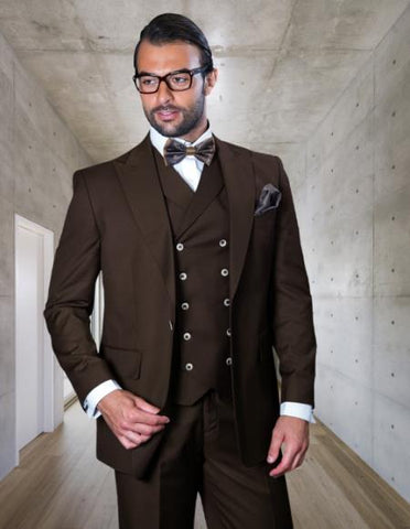 Statement Suits Brown