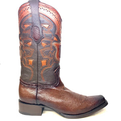los-altos-boots-brown-ostrich-quill-cowboy-boots