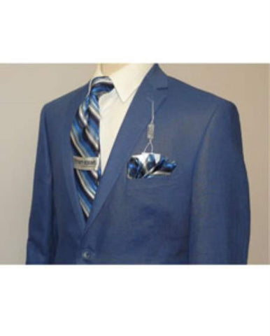 Linen Suit - Mens Summer Suits Indigo ~ cobalt blue ~ Teal New blue Color - Beach Wedding