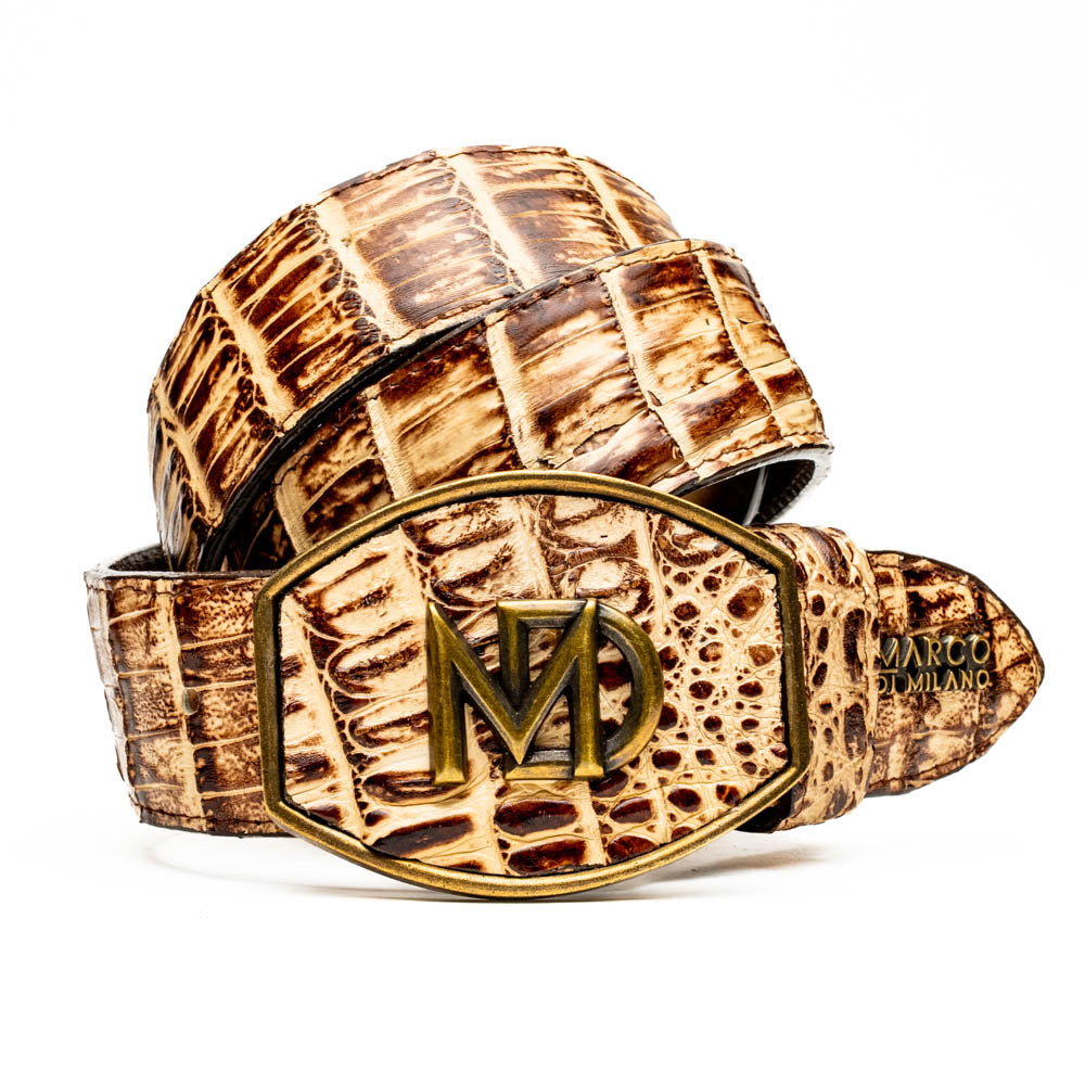 Marco Di Milano Iowa Belt Stone Orix Leather Shoe