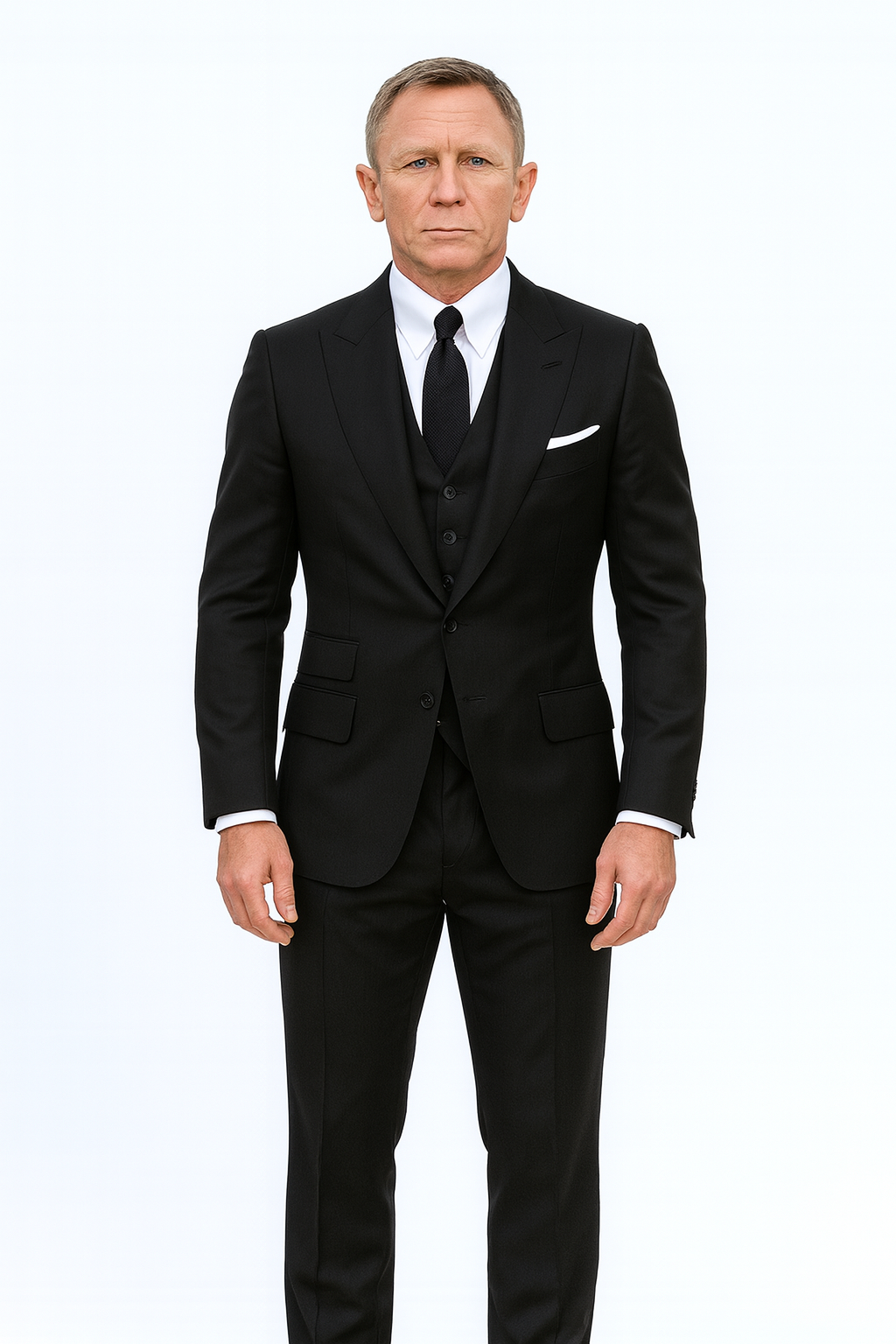 James Bond Costume - James Bond Black Suit