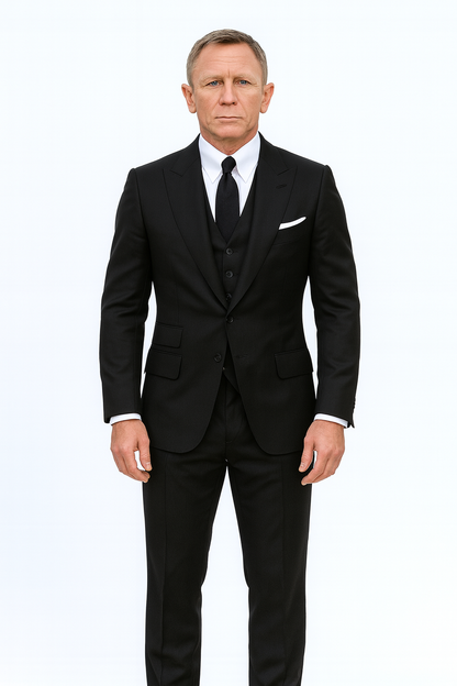 James Bond Costume - James Bond Black Suit