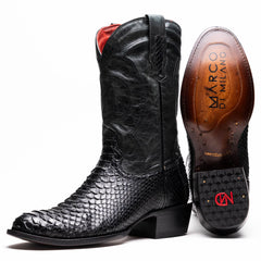 marco-di-milano-kansas-black-python-round-toe-cowboy-boots