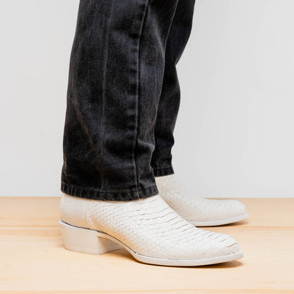 Marco Di Milano Kansas White Leather Luxury Shoe