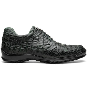 Marco_Di_Milano Kratos Green Luxury Leather Shoes