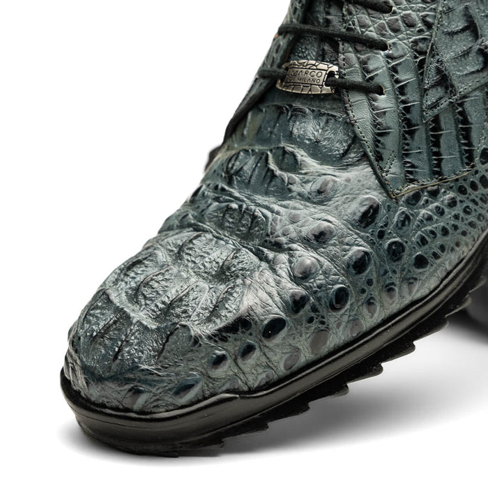 Marco Di Milano Kratos Gray Leather Luxury Shoe
