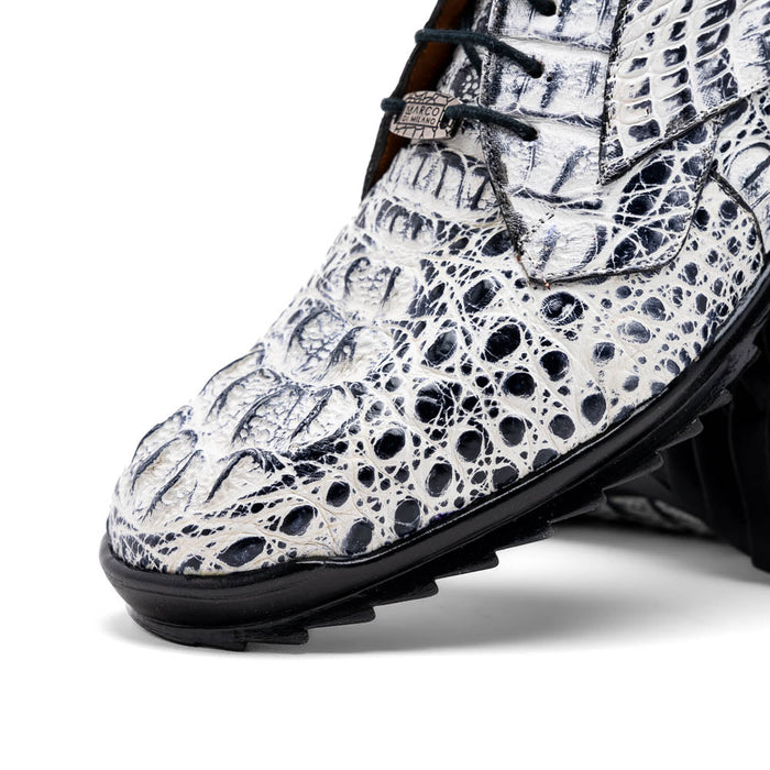 Marco_Di_Milano Kratos Newspaper Luxury Leather Shoe