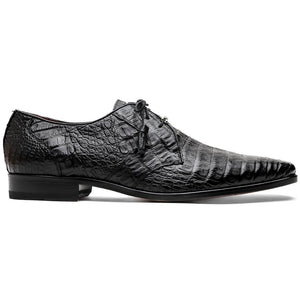 Marco Di Milano Lacio Black Leather Oxford Dress Shoe