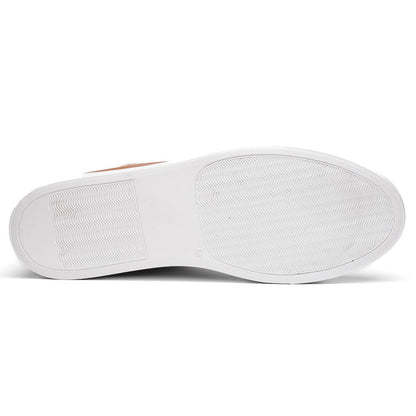 Zelli Lando Sueded Goatskin Sneakers in Taupe | Made in Italy