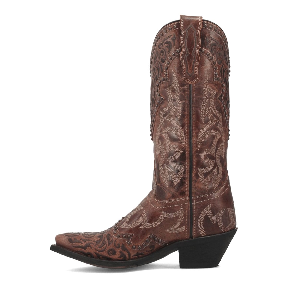 Laredo Women's Braylynn Snip Toe Leather Boots - Brown 52410