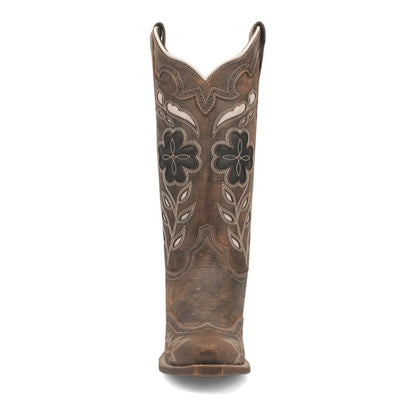 Laredo Women's Zury Snip Toe Leather Boots - Brown 54268