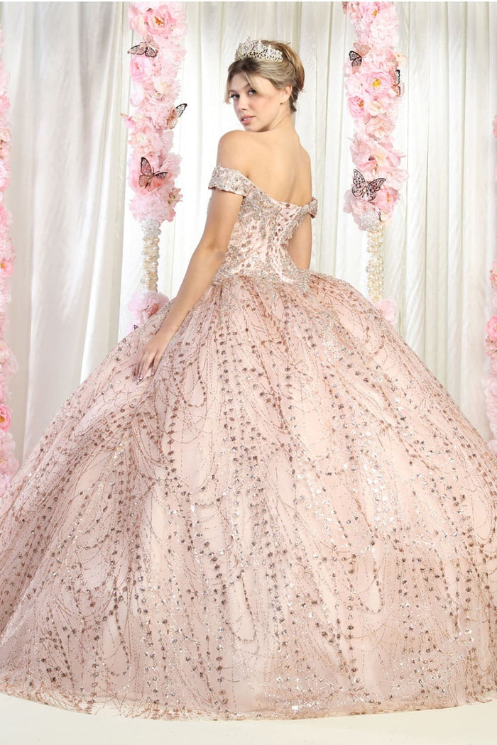Layla K LK153 Corset Back Embellished Quinceanera Formal Ball Gown