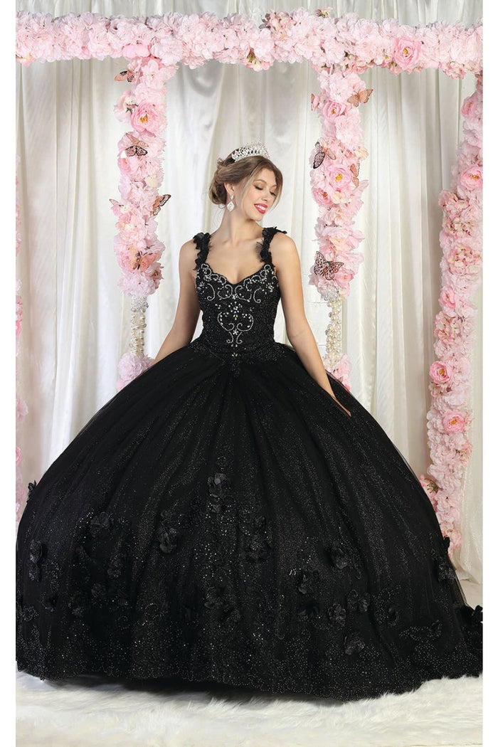 Layla K LK180 Corset Sleeveless Embroidered Quinceanera Ball Gown