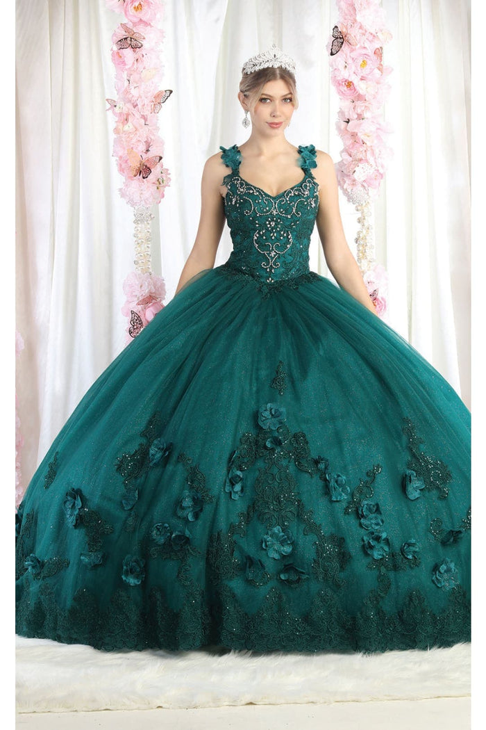 Layla K LK180 Corset Sleeveless Embroidered Quinceanera Ball Gown