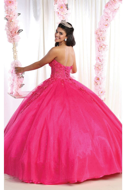 Sleeveless Quinceañera Ball Gown