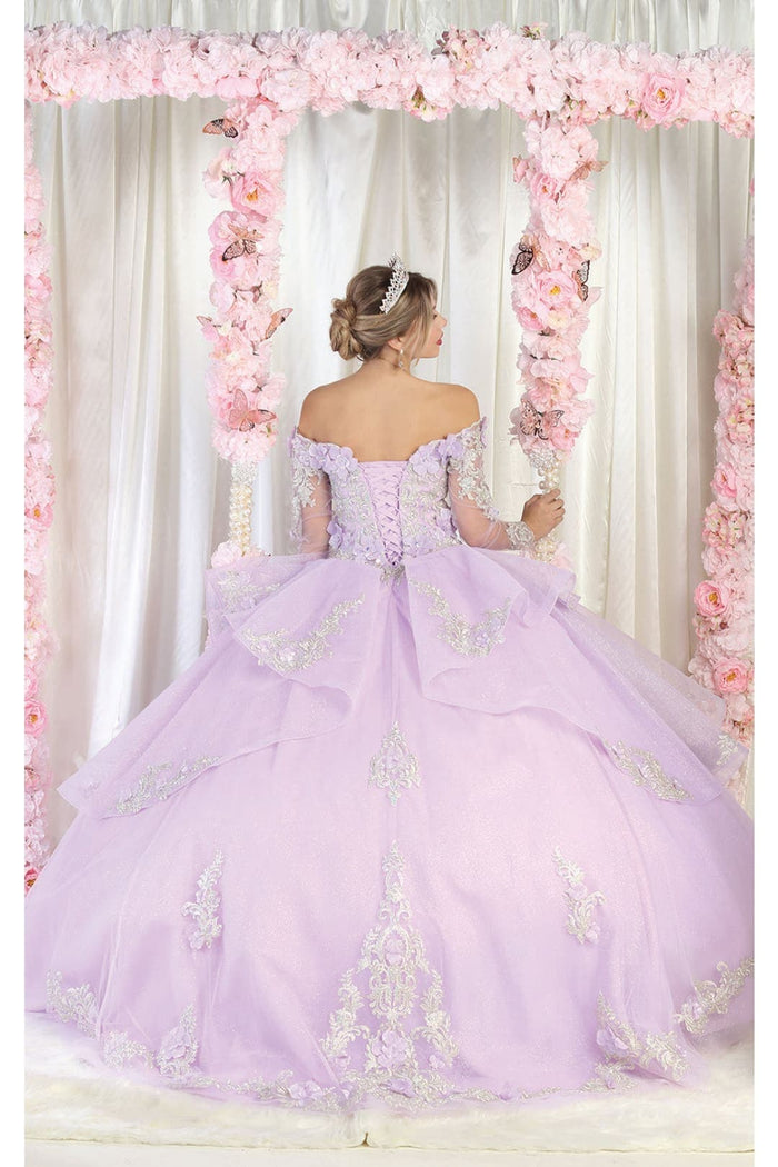 Layla K LK189 Off Shoulder Corset Quinceanera Ball Gown