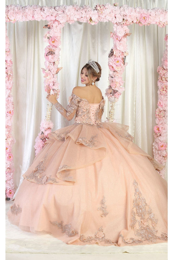 Layla K LK189 Off Shoulder Corset Quinceanera Ball Gown