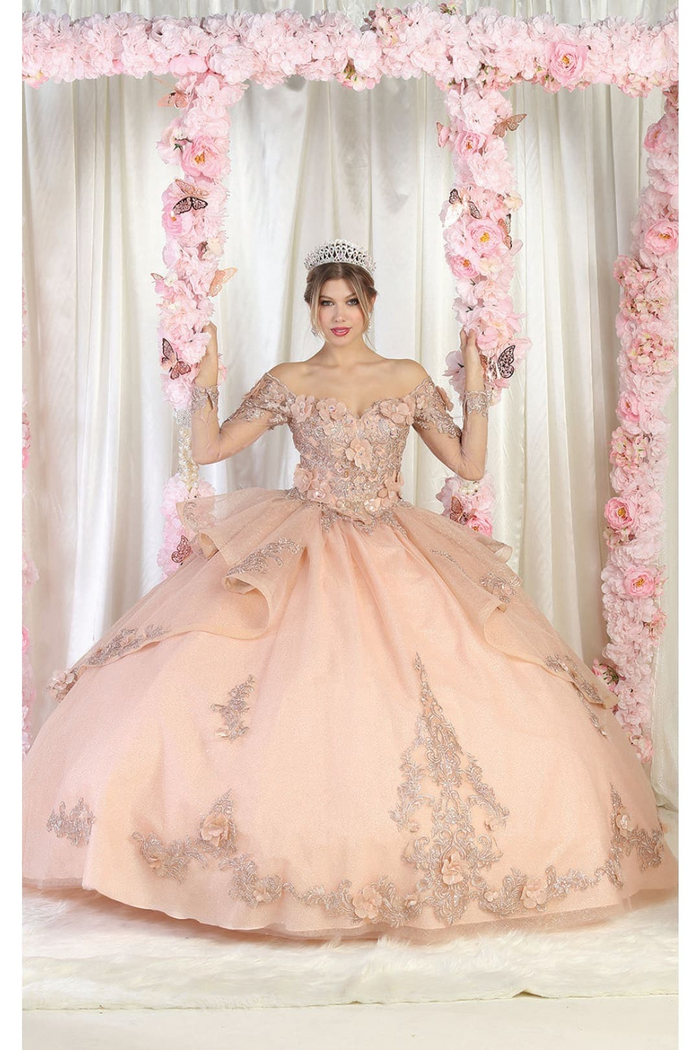Layla K LK189 Off Shoulder Corset Quinceanera Ball Gown