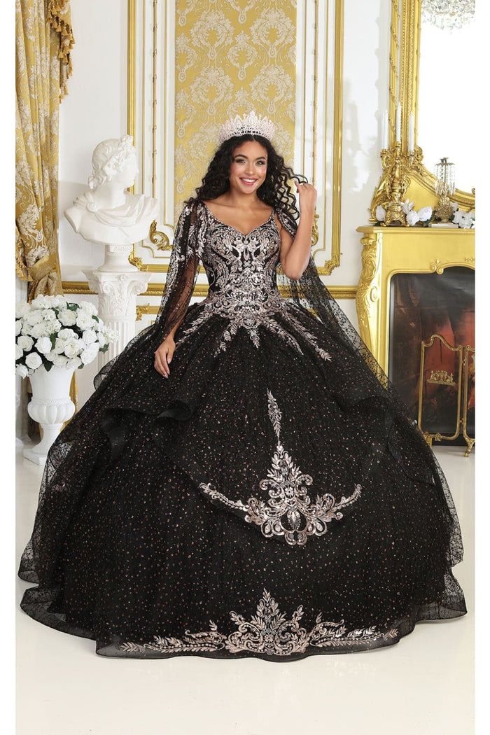 Plus Size Ball Gown in Burgundy | Formal Quinceanera Dress by LK218