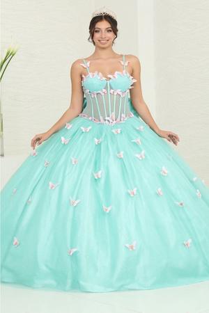 4 Sweet 16 Birthday Party Dress in Mint/Pink Style LK239 Ball Gown 4 Sweet 16 Birthday Party Dress in Mint/Pink Style LK239 Ball Gown