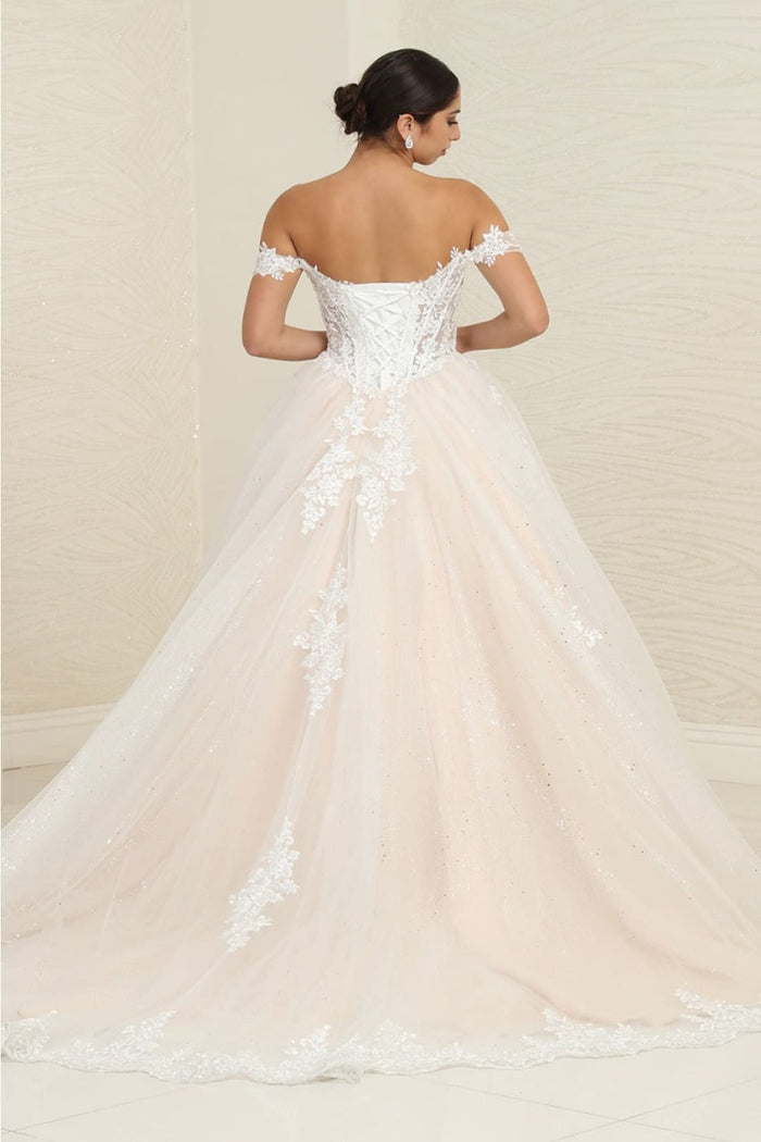 Layla K LK253 Corset Bodice Ivory/Nude Wedding Gown