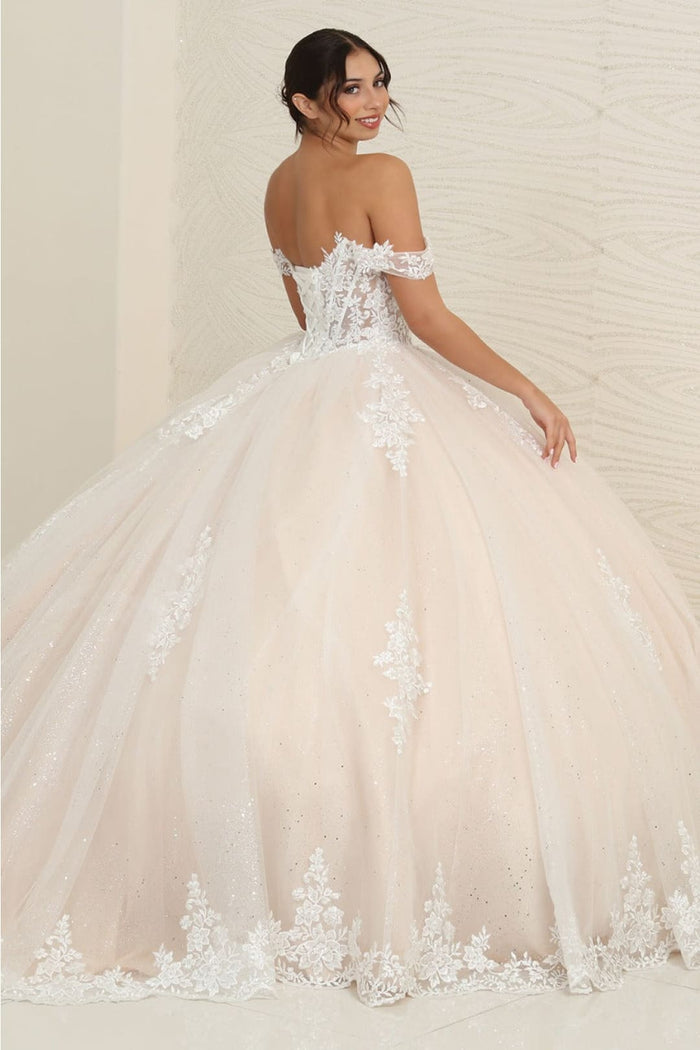 Layla K LK253 Corset Bodice Ivory/Nude Wedding Gown